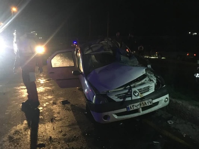 حادثه رانندگی در جاده صوفیان یکَ کشته و ۶ مصدوم بر جای گذاشت