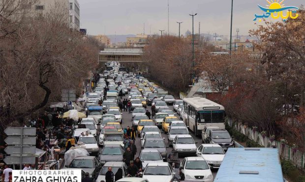 ترافیک سنگین گریبانگیر خیابان‌های تبریز