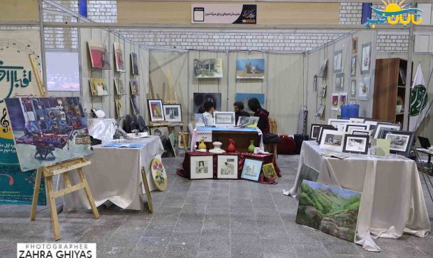 رنگ و بوی هنر در نمایشگاه بین‌المللی کتاب تبریز