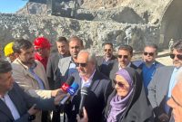 بازدید معاون نخست‌وزیر جمهوری آذربایجان و وزیر راه از کریدور ارس