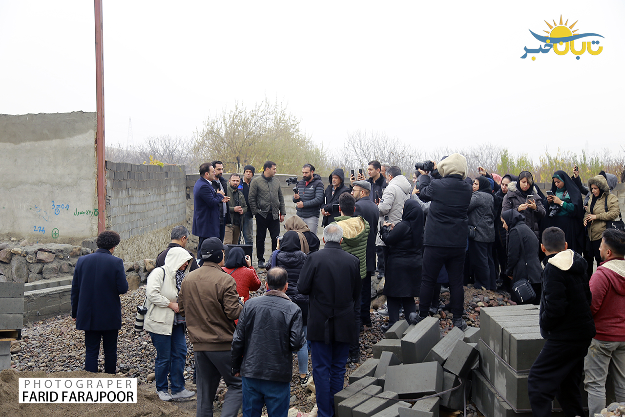 گزارش تصویری بازدید خبرنگاران از پروژه های شهرداری منطقه هفت تبریز